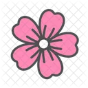 Flor Lavatera Flor Icon