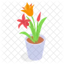 Flor Planta Decorativa Icono