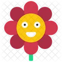 Sonrisa de flor  Icono