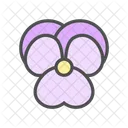 Flor Violeta Flor Icono
