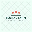 Floral Trademark Floral Insignia Floral Logo Icon