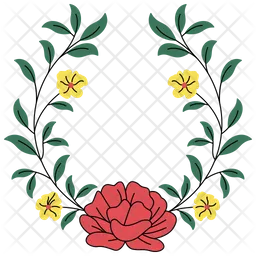 Floral Frame  Icon