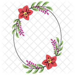 Floral Frame  Icon