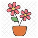 Floral Plant  Icon