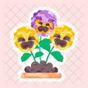 Floral Pots  Icon