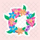 Floral Wreath  Icon