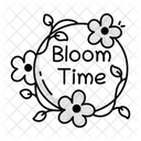 Floral Wreath  Icon