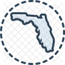 Florida Map  Icon