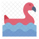 Flotador De Flamenco Piscina Inflable Icono