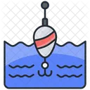 Flotador de pesca  Icono