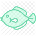 Flounder Ocean Marine Icon