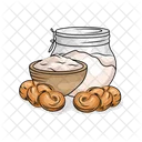 Flour Food Indian Icon