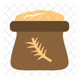 Flour Bag Icon - Download In Flat Style