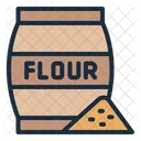 Flour Bag Baking Ingredient Kitchen Staple Icon