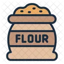 Flour Baking Ingredient Kitchen Staple Icon