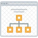 Flow Chart Diagram Tree Structure Icon