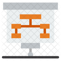 Flow Chart Icon - Download in Flat Style