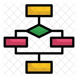 Flow chart  Icon