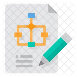 Flow Chart File  Icon