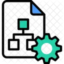 Flow Chart Implementation  Icon