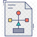 Flow Diagram File Algorithm Document Diagram File Icon