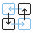 Flow Data Transfer Icon