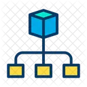 Product Flow Flowchart Product Distribution Icon