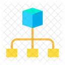 Product Flow Flowchart Product Distribution Icon