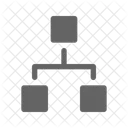 Flowchart Hierarchy Organization Icon