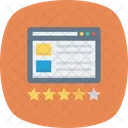 Flowchart Rating Sitemap Icon