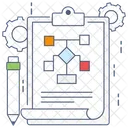 Algorithm Sitemap Flowchart Icon