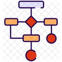 Flowchart Diagram Hierarchy Icon