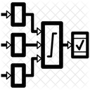 Flowchart Work Flow Committee Icon