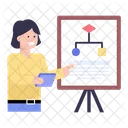 Flowchart Presentation  Icon
