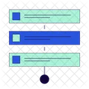 Flowchart vertical  Icon