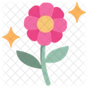 Flat Flower Icon