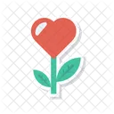 Flower Heart Love Icon