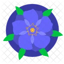 Blue Violet Nature Icon