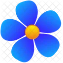 Blue Flora Nature Icon