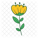 Flower Yellow Petal Icon