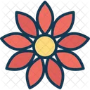 Blooming Ecology Japanese Flower Icon