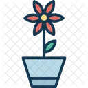 Flower Flower Pot Nature Icon