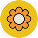 Flower Round Shape Icon