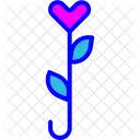 Love Flower Heart Icon