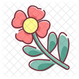 Flower Icon Of Colored Outline Style Available In Svg Png Eps Ai Icon Fonts