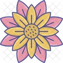 Beauty Chinese Flower Decoration Icon