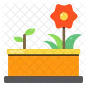 Flower Gardening Agriculture Icon