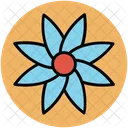 Flower Swirl Shape Icon
