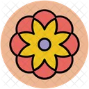 Flower Shape Creative Icon
