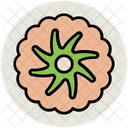 Flower Swirl Shape Icon